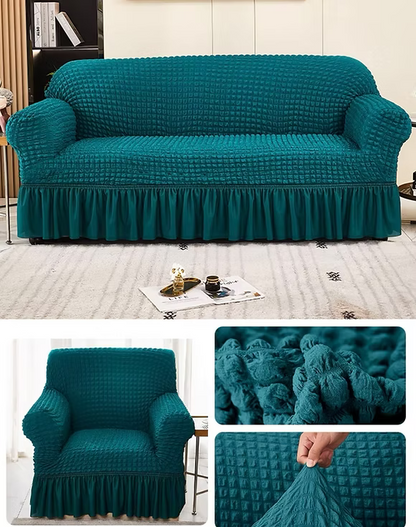 Funda Sofá Elástica Cubre Sillón Turco Juego 3+1+1