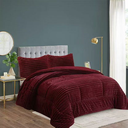 Cubrecama / Cobertor Invierno chiporro 2 Plazas Piel Conejo