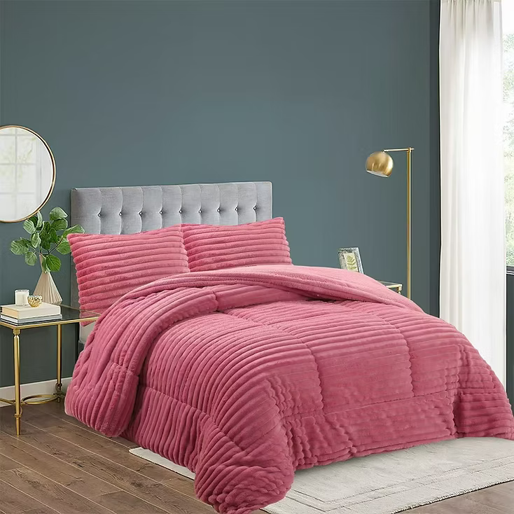 Cubrecama / Cobertor Invierno chiporro 2 Plazas Piel Conejo