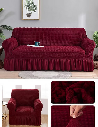 Funda Sofá Elástica Cubre Sillón Turco Juego 3+1+1