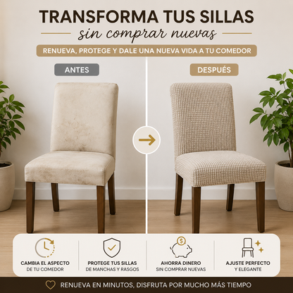 Fundas de Silla Elásticas Texturizadas