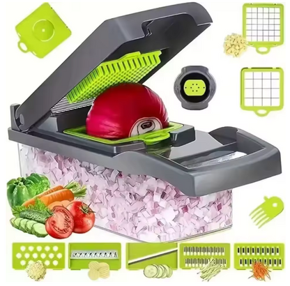 Cortador de frutas y verduras 14 piezas