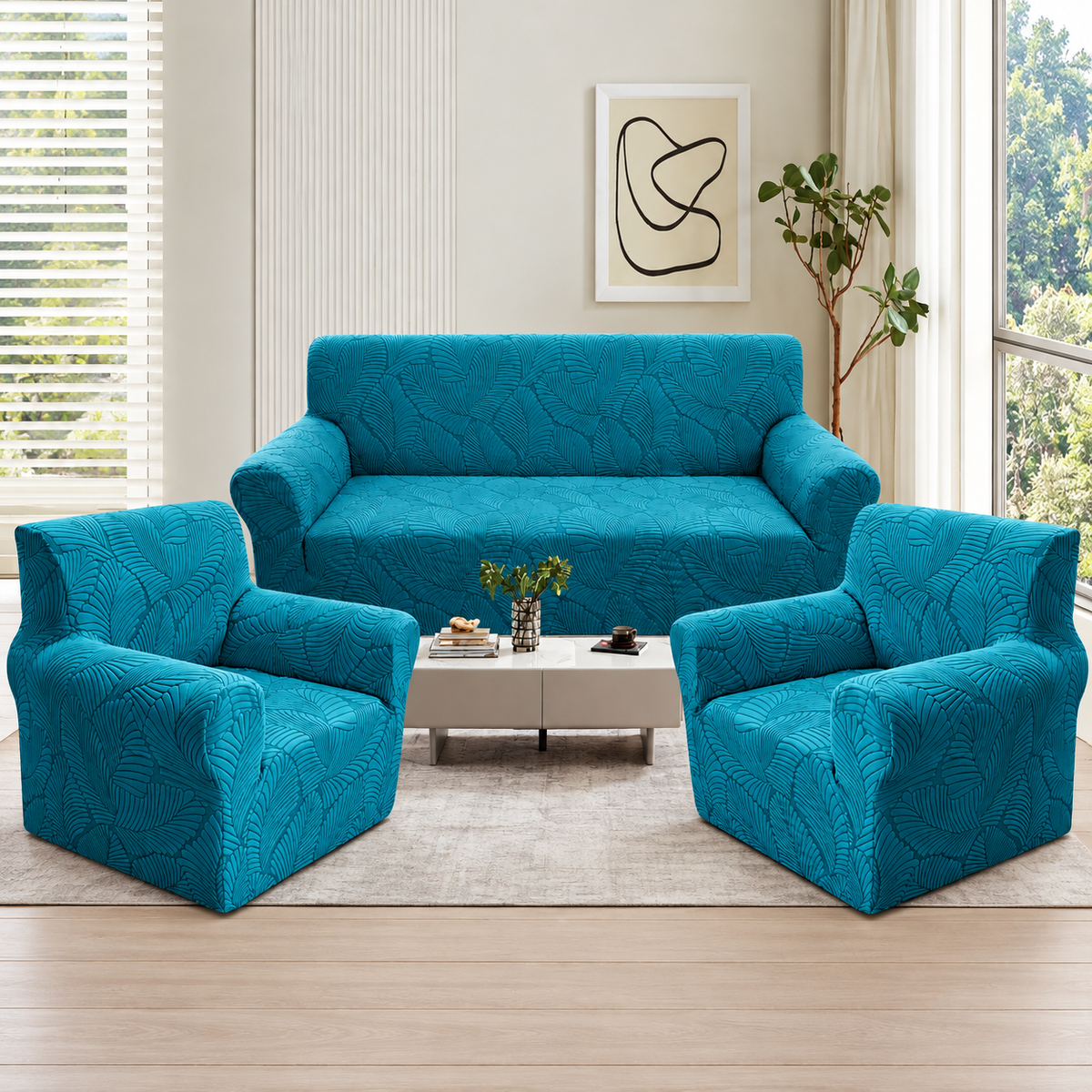 Funda de Sillón 3 +1 +1  Modelo Nature