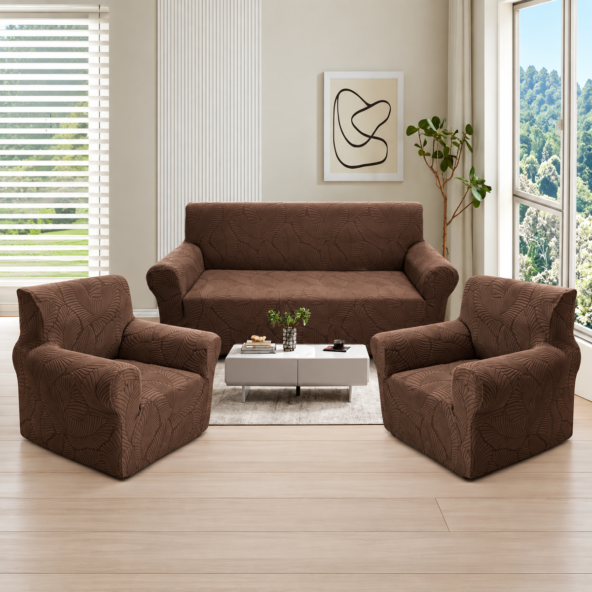Funda de Sillón 3 +1 +1  Modelo Nature