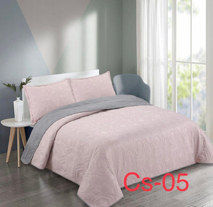 cubre cama Quilt Primavera verano color liso 2 PLAZAS