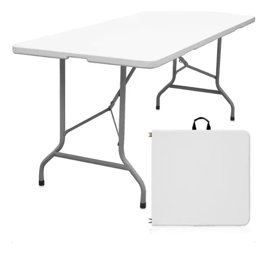 Mesa Plegable Blanca 180 cm