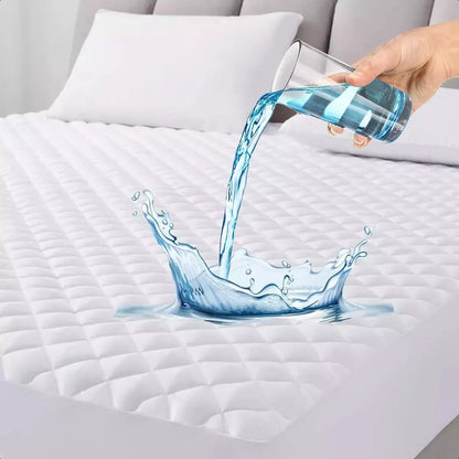Cubrecolchón Impermeable + Funda De Almohada