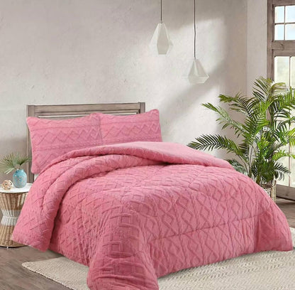 Cubre Cama Invierno Trenzado Plush / Chiporro