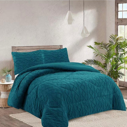 Cubre Cama Invierno Trenzado Plush / Chiporro