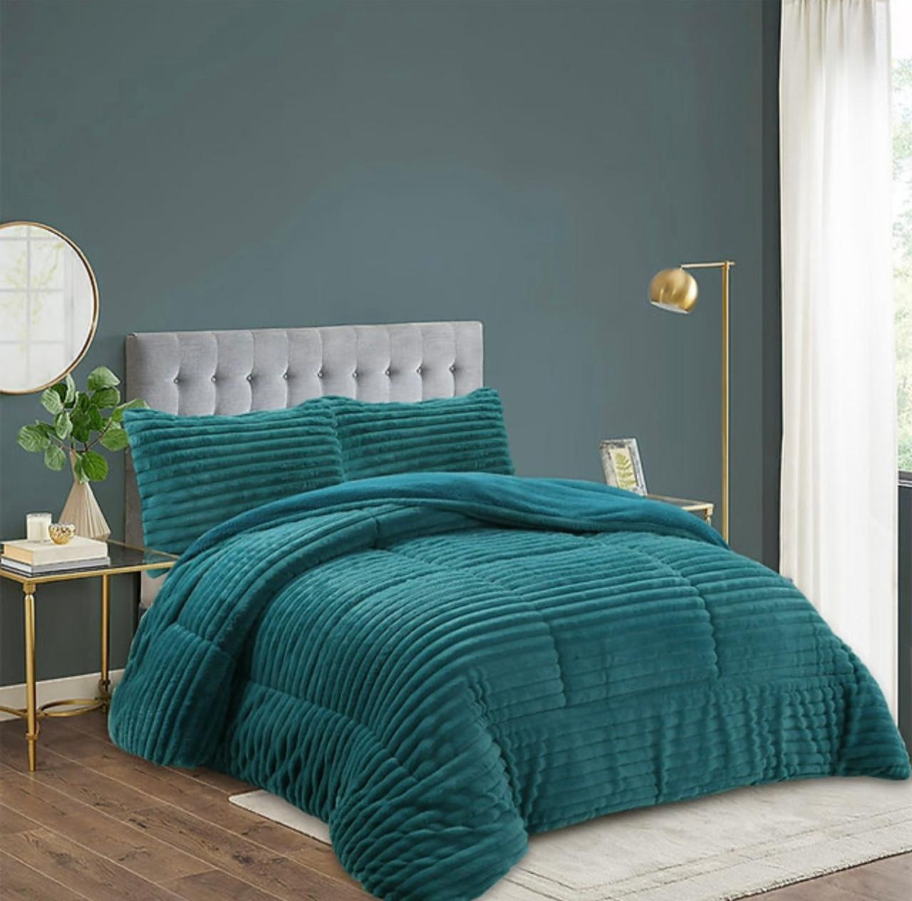 Cubre Cama Invierno Trenzado Plush / Chiporro