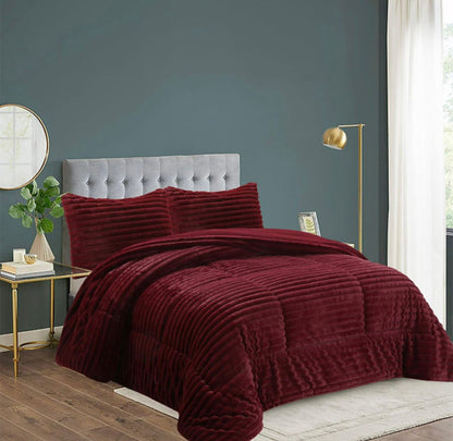 Cubre Cama Invierno Trenzado Plush / Chiporro