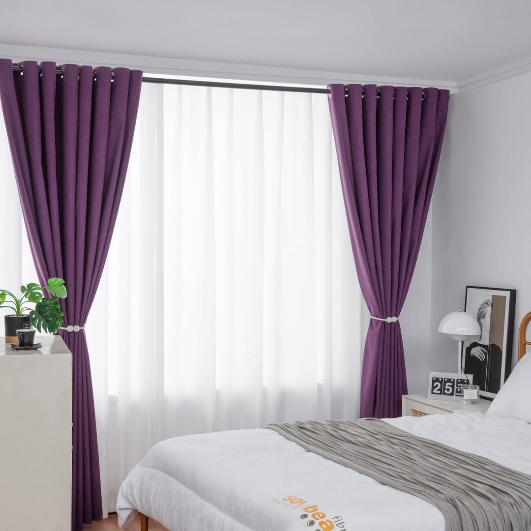 Cortina 100% Blackout Engomada Termica  140x220 2 paños