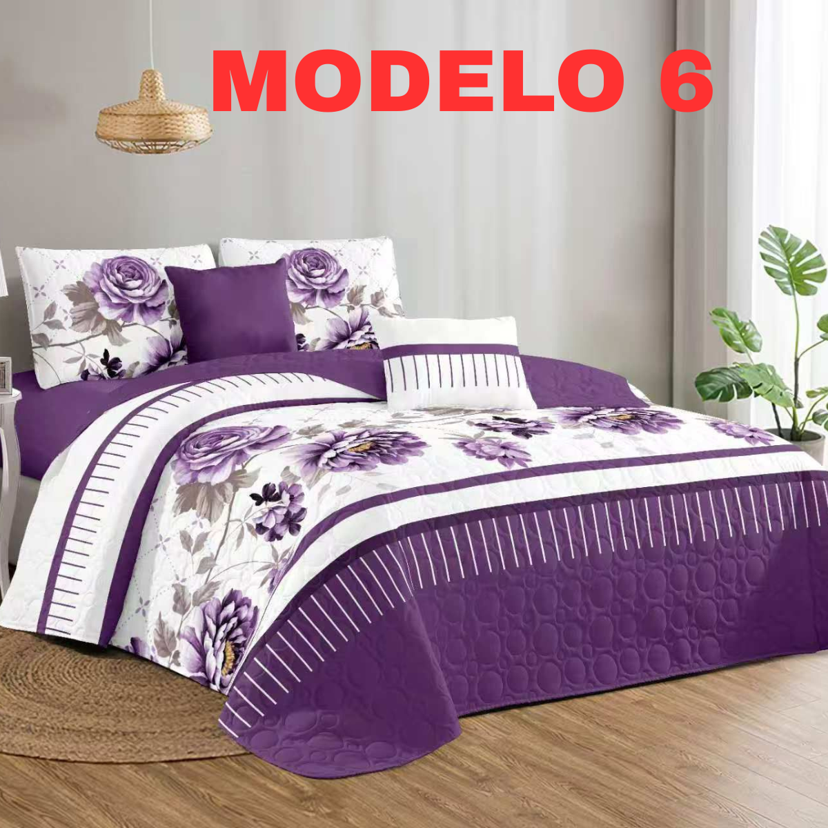 Cubre Cama Primavera Verano Medida 2 Plaza