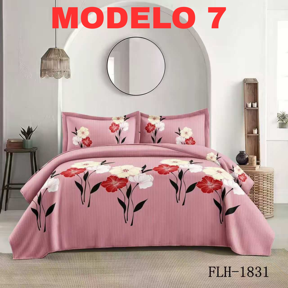 Cubre Cama Primavera Verano Medida 2 Plaza