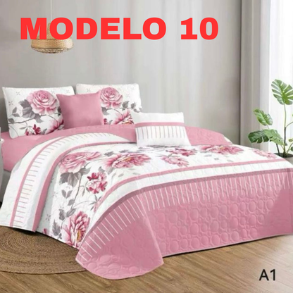 Cubre Cama Primavera Verano Medida 2 Plaza