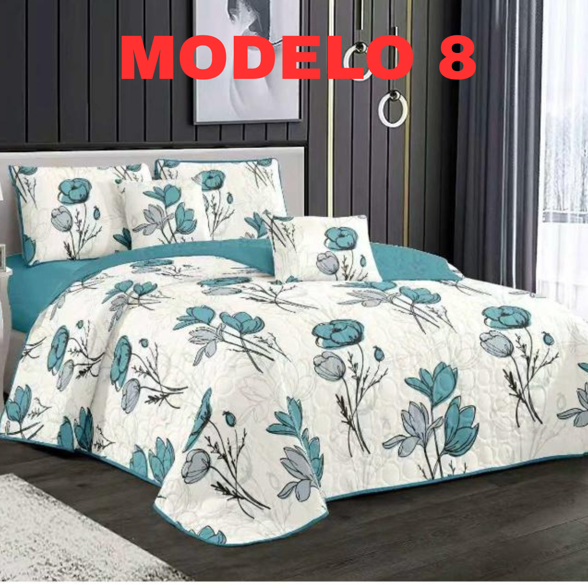 Cubre Cama Primavera Verano Medida 2 Plaza