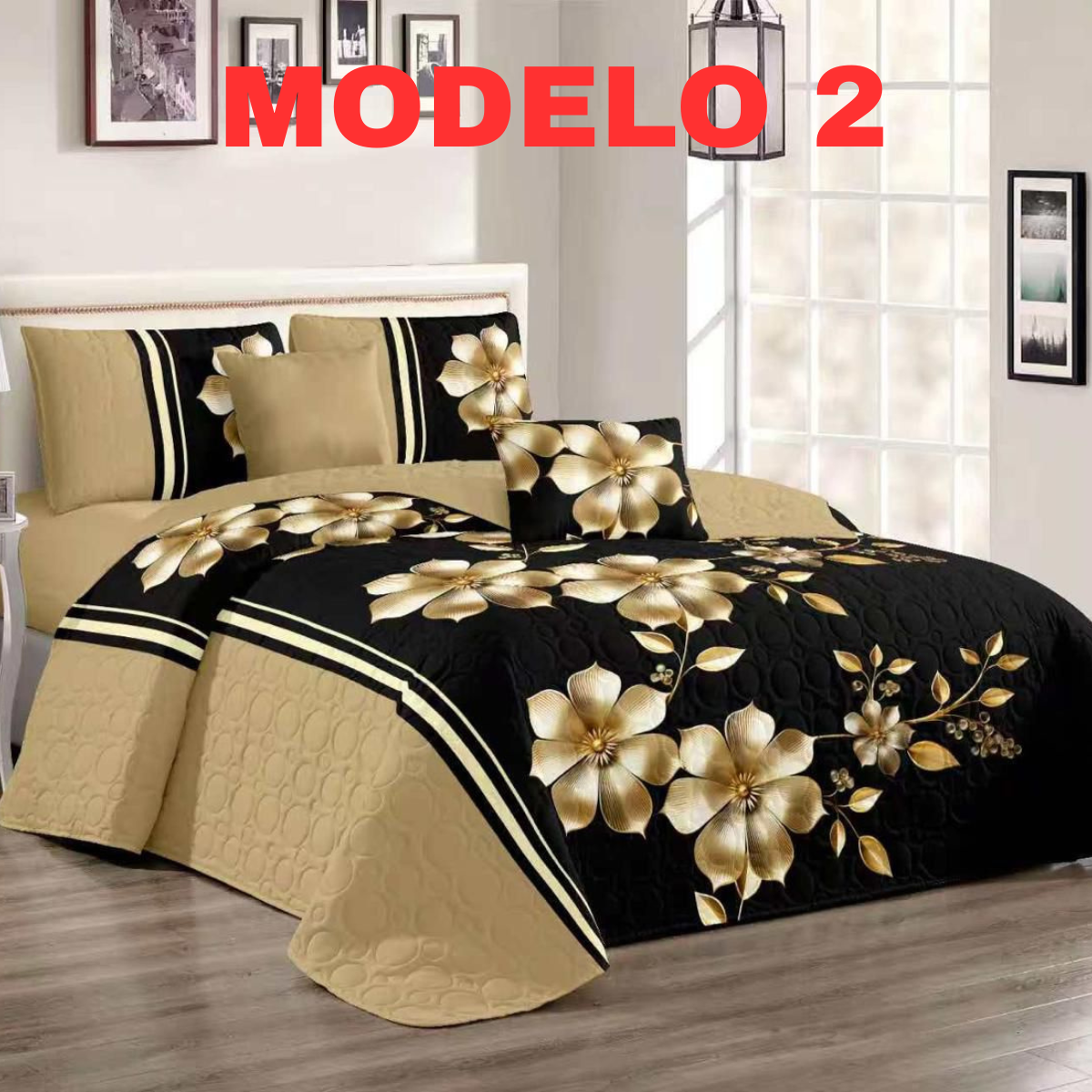 Cubre Cama Primavera Verano Medida 2 Plaza