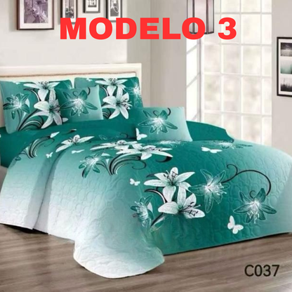 Cubre Cama Primavera Verano Medida 2 Plaza